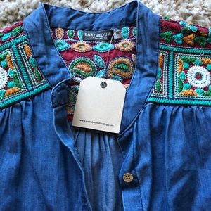 Denim top